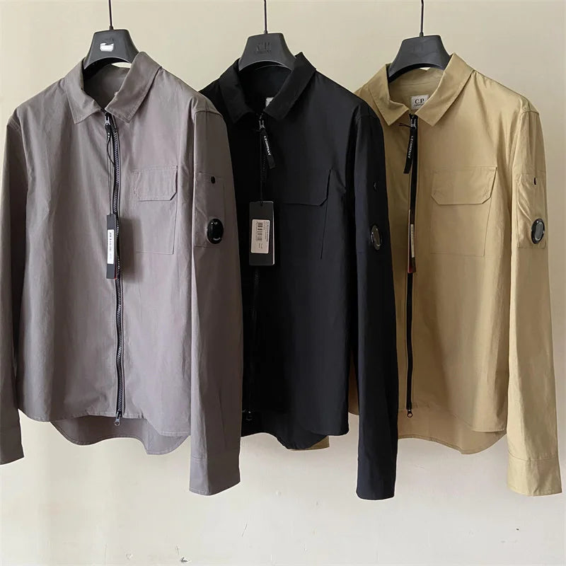 "Monochrome Cotton Jacket for Men