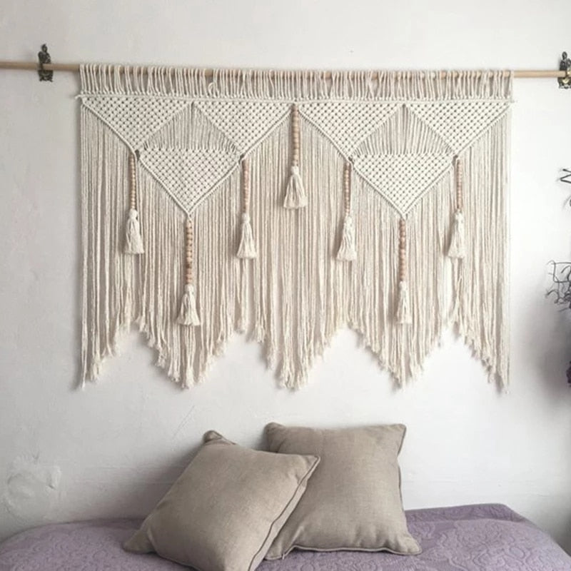 A Boho Home Decor Handwoven Wall Hanging