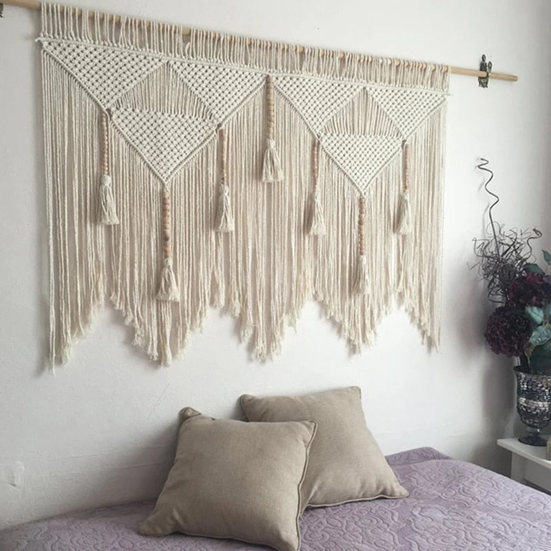 A Boho Home Decor Handwoven Wall Hanging