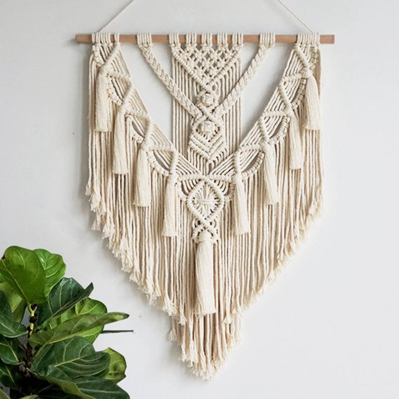 A Boho Home Decor Handwoven Wall Hanging