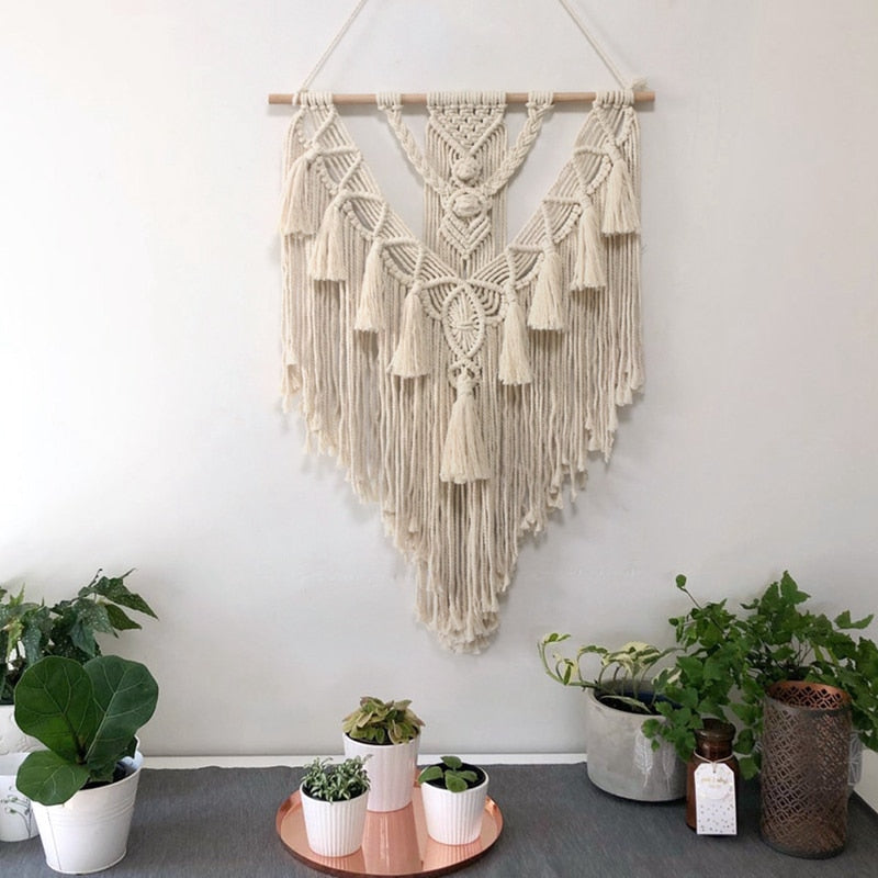 A Boho Home Decor Handwoven Wall Hanging